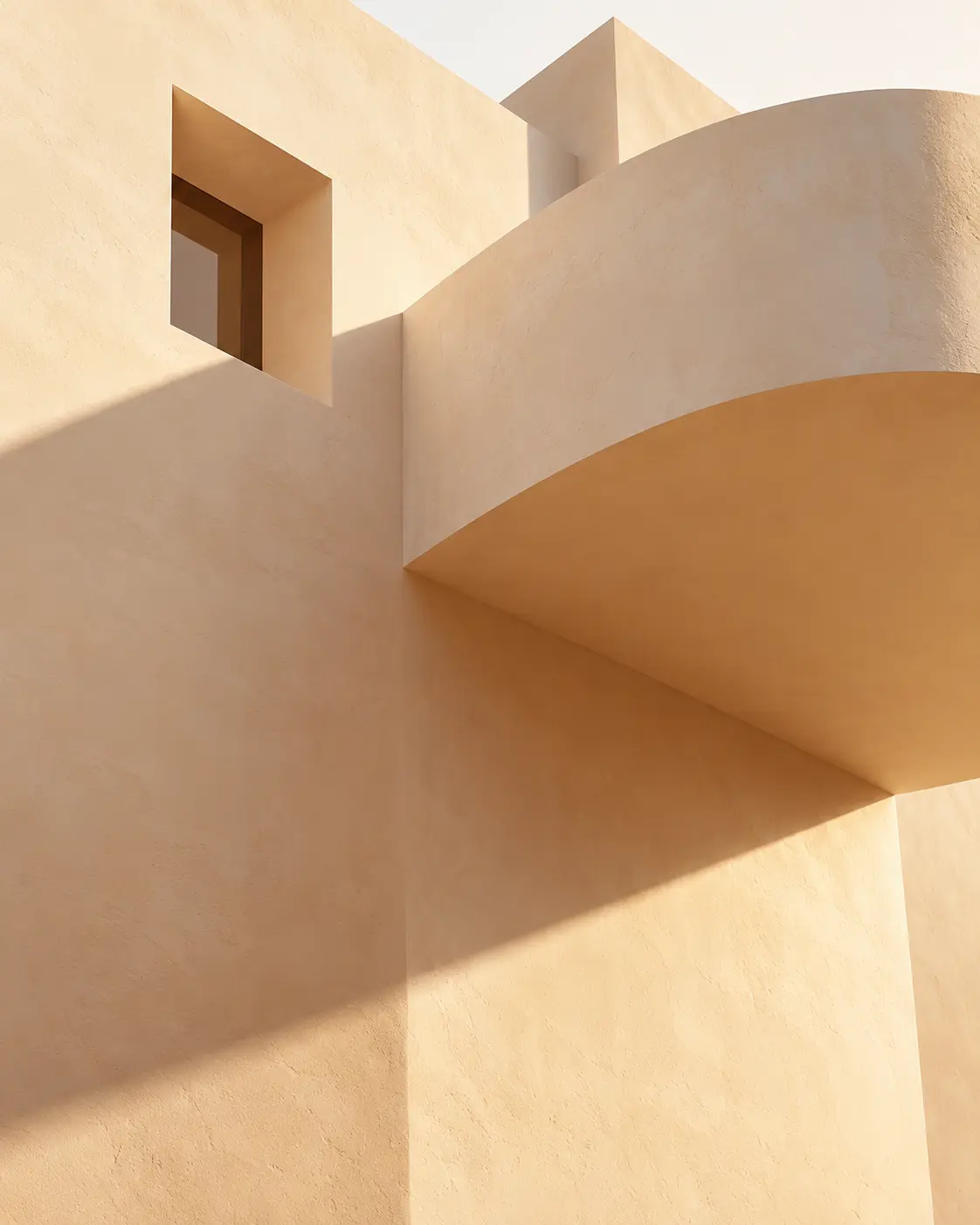 Façade aux courbes douces